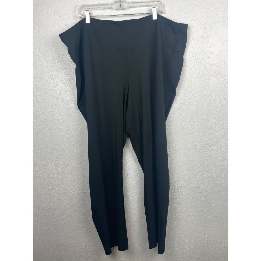NWT J Jill Wearever Collection Black Smooth Fit Slim Leg Pull On Pants Size 4X